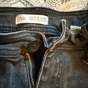 Zara Girls Black Jeans